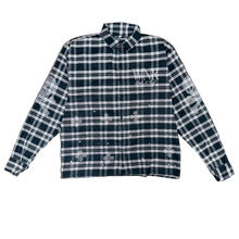 Load image into Gallery viewer, Black and white plaid shirt