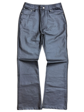 Load image into Gallery viewer, Black leather pants .