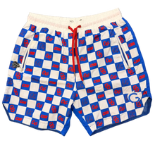 Load image into Gallery viewer, OG Checker Shorts – Red/Blue
