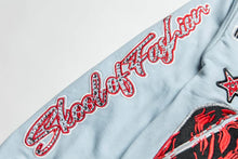 Load image into Gallery viewer, BLUE - SKOOL OF FASHION BEST FRIENDS ZIP UP - NOTEQUALCOLLECTION
