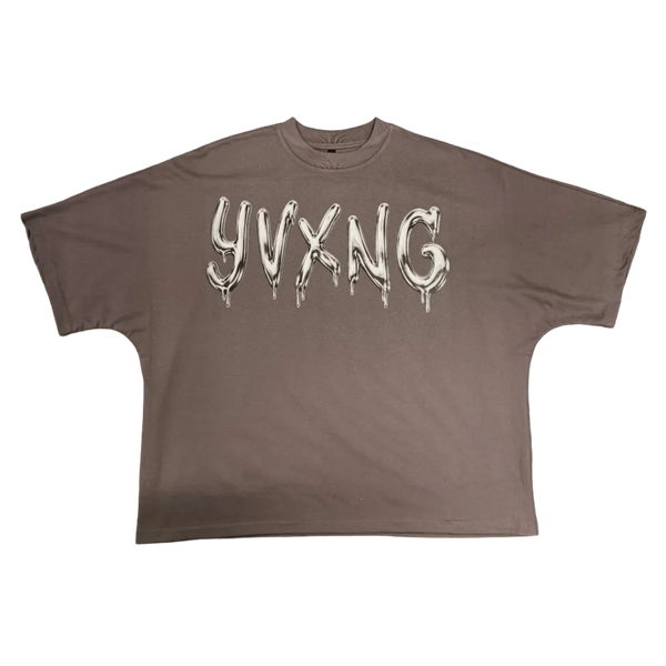 YVXNG grey chrome shirt